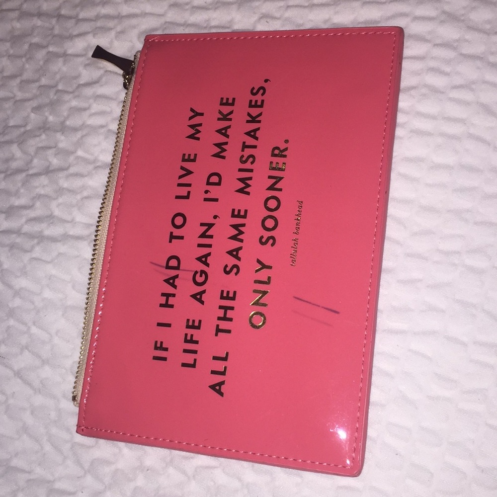 Makeup bag or small clutch/kate spade